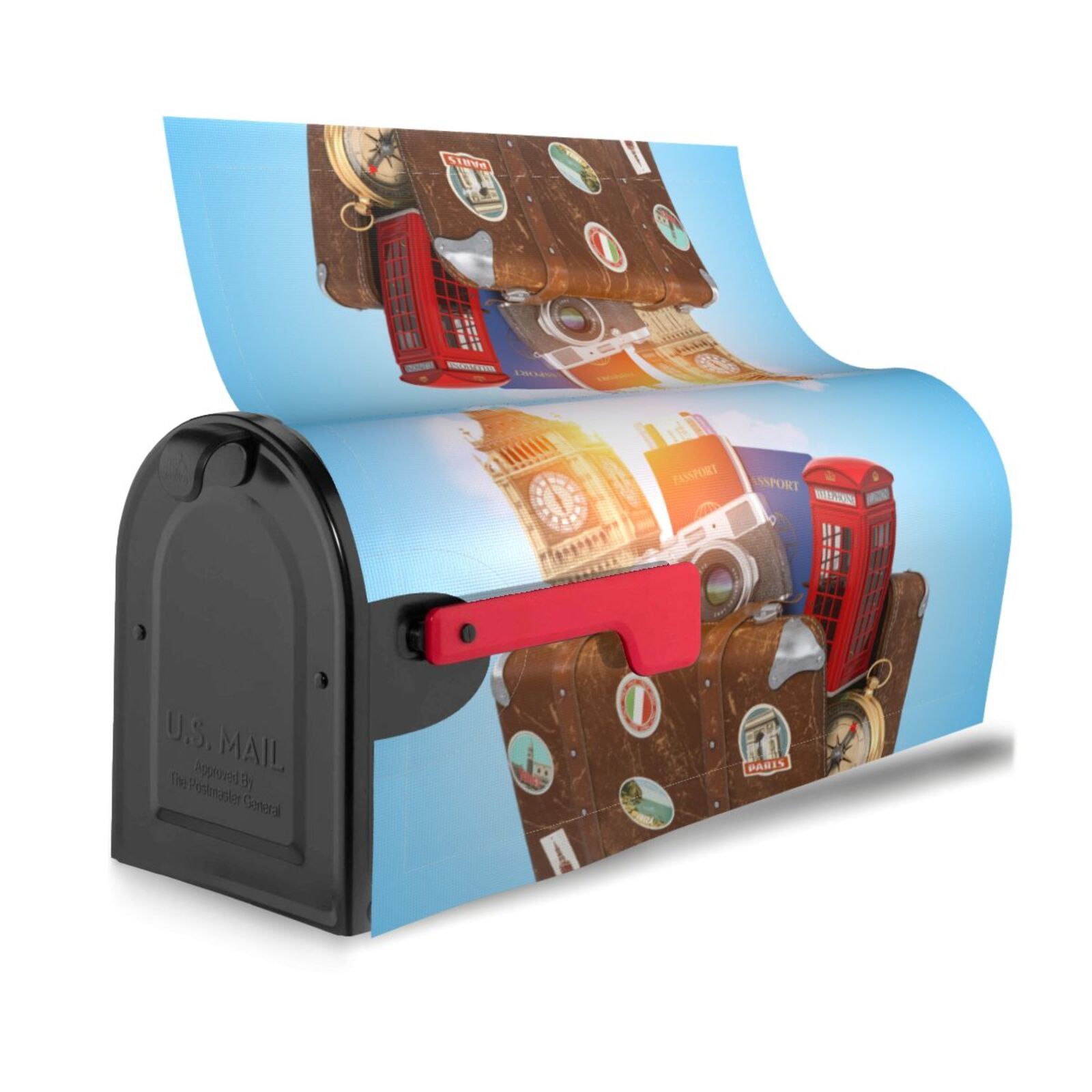 Kdxio Magnetic Mailbox Cover 21x18 in Mailbox Cover Outdoor Decoration Holiday Mailbox Covers for Home Garden Yard-21x18 in