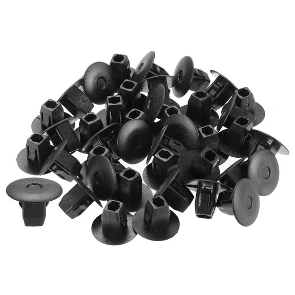 Unique Bargains 40Pcs Fender Liner Clips Replacement Fit for Honda Accord No.90682-SEA-003 Black