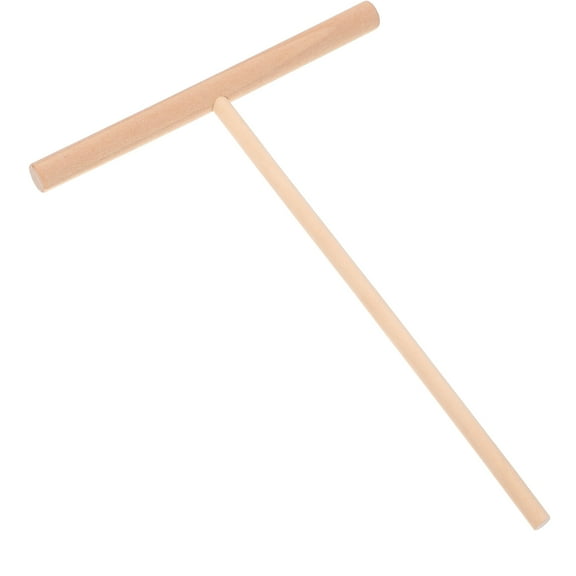 STRANDCHIC Wooden Kitchen Utensil Crepe Spreader for Even Dough Distribution Beige