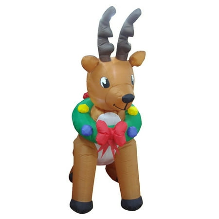 bzb goods animated christmas inflatable reindeer indooroutdoor yard decoration inflatable - Animated Christmas Decorations Indoor bzb goods animated christmas inflatable reindeer indooroutdoor yard decoration inflatable - Animated Christmas Decorations Indoor