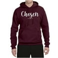 thumbnail image 2 of Wild Bobby Chosen 1 Peter 2:9 Inspirational/Christian Unisex Graphic Hoodie Sweatshirt, Maroon, 3X-Large, 2 of 5