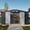Gray, variant on EastVita 10 x 8 ft Outdoor Metal Storage Shed with Windows and Lockable Doors Heavy-Duty Garden Tool Shed Brown