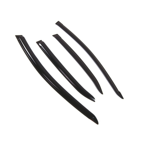 TuningPros Outside Mount Window Visor Deflector Smoke Tinted 4 Pcs Set For 2014-2016 Toyota Corolla