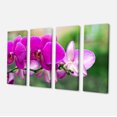 thumbnail image 2 of Belles Orchidées sur Fond Vert - Grande Impression sur Toile Florale, 2 of 3