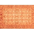 thumbnail image 1 of Ahgly Company Indoor Rectangle Abstract Orange Modern Area Rugs, 8' x 10', 1 of 4