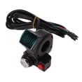 thumbnail image 3 of Electric Bike Twist Throttle, Electric Bike Throttle Grip ABS Durable Green Screen Lock  For Replacement, 3 of 8