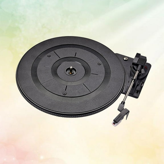 CATIEBYE High Performance 28Cm Record Player Turntable for Audio Accessories with Durable Plastic