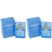 Versace Man Eau Fraiche (PACK OF 2 X 0.17 oz) By Gianni Versace EDT for Men (2 PACK)