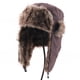 thumbnail image 2 of ¡Rebaja! Gorro de trampero Fdelink, gorro de invierno, gorra para hombre, impermeable, resistente al viento, gorra de esquí, gorra de béisbol marrón., 2 of 5