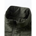 thumbnail image 5 of Men'S Lightweight Casual Spring/Autumn Camping Jacket - Solid Color, Zip-Up, Stand Collar, Durable Polyester, Ideal for Fishing & Outdoor Adventures, Camping Jacket, 5 of 5
