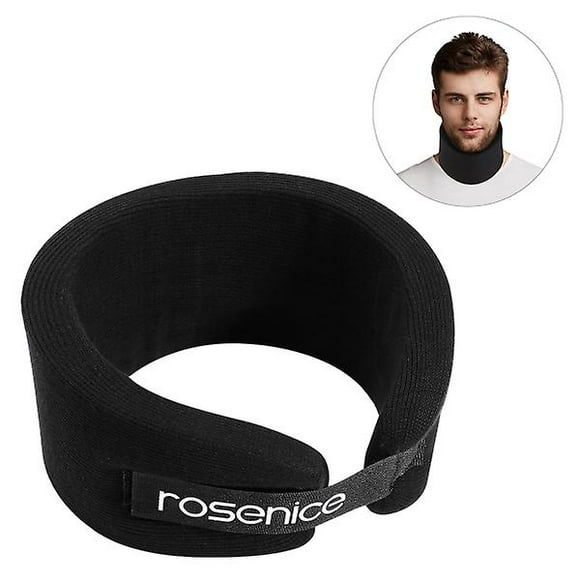 Rosenice Neck Support Brace Cervical Collar Cervical Collar One Size (black)