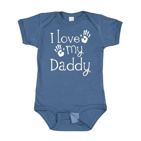 

Inktastic I Love My Daddy Fathers Day Gift Baby Boy or Baby Girl Bodysuit