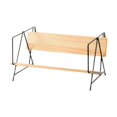 thumbnail image 1 of veasfak Desktop Bookshelf Display Shelf Wood Storage Rack for Bedroom Nursery Office Wood Color, 1 of 9