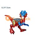 thumbnail image 1 of Dinosaurio Jurásico Triceratops Tyrannosaurus Rex Velociraptor Styx Modelo Pequeños Ladrillos Compatibles Con bloques de construcción famosos Juguetes Regalos, 1 of 4