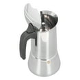 thumbnail image 1 of CHICIRIS Moka Pot, Mokapot, Moca Pot, Stainless Steel, Portable Coffee Maker, Induction Cooktop, Moderate Capacity, For Outdoor, Travel, Camping, 1 of 8