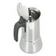 thumbnail image 2 of Stovetop Moka Pot 430 Cafetera portátil de acero inoxidable para estufas de inducción, 6 tazas, 2 of 10