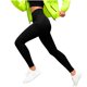 thumbnail image 1 of Pantalones de yoga para mujer, ajustados, de cintura alta, con realce de cadera, a rayas, con rosca, para uso externo., 1 of 8