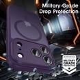 thumbnail image 3 of Funda Magnética Oterkin para iPhone 17 Pro Max en Mate Morado, 3 of 6