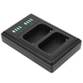 thumbnail image 1 of Camera Battery Charger,Charging Seat Double Fast Plastic Dual Charger LCD Display Battery Charger Top Tier Quality, 1 of 9