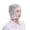 White, variant on Dust Cap with Straps Secure Fit Unisex Anti-slip Adjustable Breathable Mesh Prevent Hair Work Hat for Factories Workshops