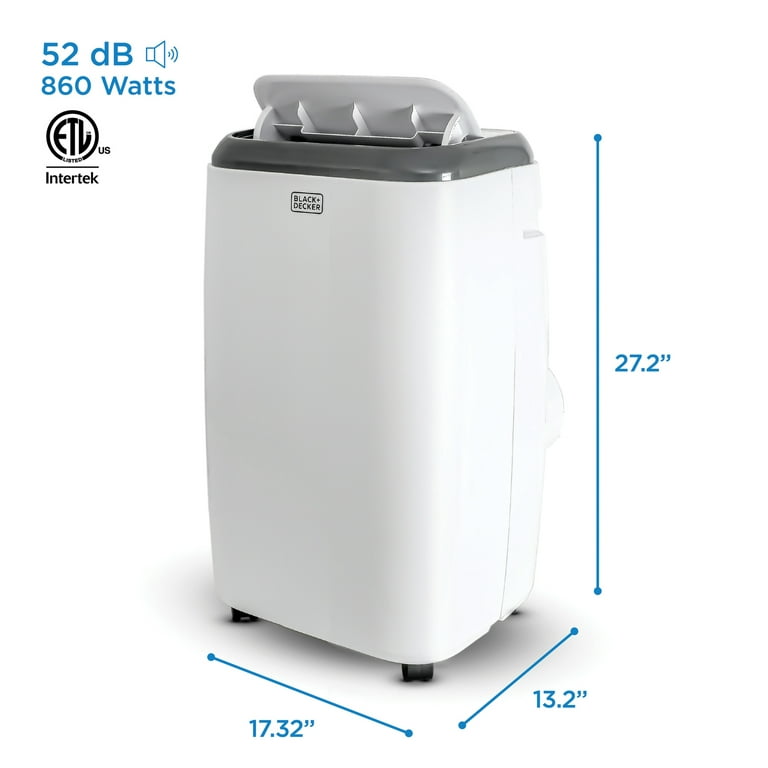 Black + Decker BPP05WTB Portable Air Conditioner 5000 BTU White New Open  Box