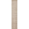 thumbnail image 1 of Unique Loom 3128546 2 ft. 7 in. x 13 ft. Philadelphia Trellis Runner Rug, Light Brown, 1 of 1