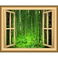 thumbnail image 2 of VWAQ 3D Forest Wall Decals Nature Window Peel and Stick Mural - NW48 (24"H X 30"W), 2 of 2