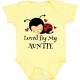 thumbnail image 3 of Inktastic Loved by My Auntie Ladybug Boys or Girls Baby Bodysuit, 3 of 5