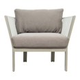 thumbnail image 2 of Afuera Living  Modern Aluminum Lounge Chair in Light Gray, 2 of 8