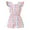 Rainbow Butterfly, variant on WIBACKER Summer Girls' Jumpsuit Kids Butterfly Print Crew Neck Romper Backless Sleeveless Stretchy Short