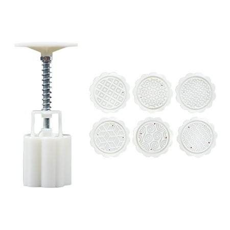 

3D Flower Moon Cake Molds Kitchen Supplies Reusable Festival Cookie Decorating Tool Hand-Pressed Dessert Pastry Mold