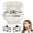 White, variant on Open Ear Earbuds Clip On Wireless Bluetooth 6.0 Headphones With Mic, Detachable Butterfly Earrings, 50H Playtime Lightweight 4g Comfort Fit For Sports