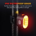 thumbnail image 3 of Bicicleta 5 modos LED de montaña Ndcxsfigh advertencia luces traseras impermeable luz trasera (rojo), 3 of 8
