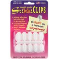thumbnail image 2 of The Stikkiworks STK01420 Stikkiclips 30 White Clips Per Pkg., 2 of 2