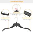 thumbnail image 4 of NPolar 10 Pack Clothes Hangers Non-Slip Notched Space-Saving Plastic Clothing Hangers, 4 of 6