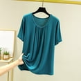 thumbnail image 2 of Women's Casual Summer T Shirts Short Sleeve V Neck Tops Tshirts, 2 of 7