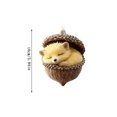 thumbnail image 2 of Forest Animal Acorn Ornaments Animal Christmas Tree Decorations 2D Acrylic Hanging Pendants for Xmas Holiday Party, Car, Home Decor, 2 of 6