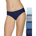 thumbnail image 2 of Hanes Ultimate Women's Cotton Stretch ComfortSoft Waistband Bikini Underwear, 4-Pack, 2 of 2
