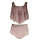 thumbnail image 4 of Traje de baño de 2 piezas para mujer, trajes de baño para mujer, conjunto de traje de baño con volantes para mujer, 4 of 6