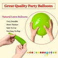 thumbnail image 4 of 110pcs Black Balloon 12 inch, Black Latex Balloons for Birthday Party Baby Shower Wedding(with 2 Ribbons)., 4 of 10