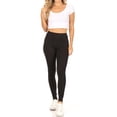 thumbnail image 4 of Women's Casual  Elastic Band Waist Active Leggings Pants S-3XL, 4 of 5