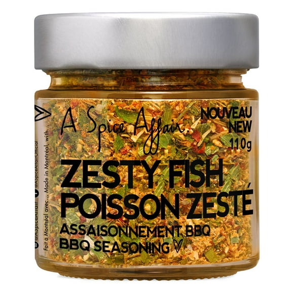 Assaisonnement Poisson Zesté A Spice Affair. Pot De 110g (3.88 Oz)