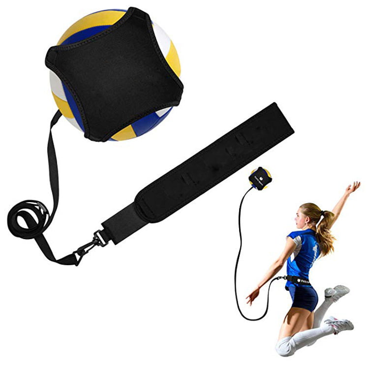 Ball Rebounder Adjustable Cord Waist Length Perfect Indoor Training Volleyball Training Equipment Aid Solo Practice Arm Swings 