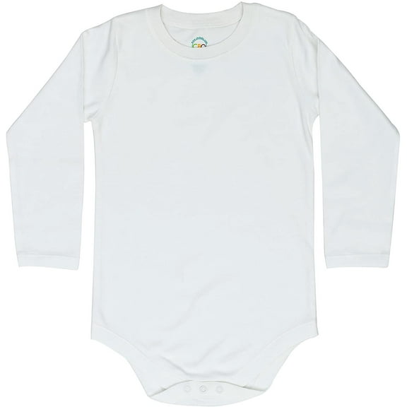 CBObaby 2T 3T 4T 5T 6T Toddler Long Sleeve Crew/Round Neck Bodysuit