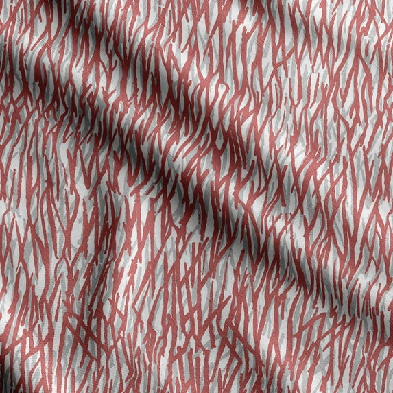 Soimoi Texture Print,Cotton Poplin Sewing Fabric Sold by The Yard- 42 Inch WideSewing Craft Quilting/ Quilt Making Fabric -Red