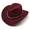 Claret, variant on Top Hat British Style Western Cowboy Hat Fedora Hats for Men Outdoor Gentleman Soft Felt Large Curved Brim Warm Jazz Hat Womens Hats,Claret