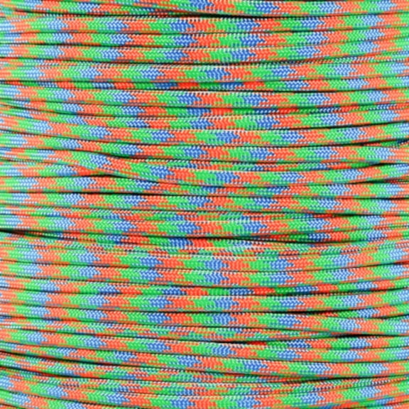 Paracord Planet 10', 25', 50', 100' Hanks & 250', 1000' Spools of Parachute 550 Cord Type III 7 Strand Paracord in Over 45 Warm Color Dominant Color Patterns