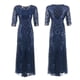 thumbnail image 2 of Vestidos vintage de dama de honor con cuentas de malla y lentejuelas, vestidos de noche, vestidos largos de boda, 2 of 5