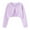 Purple, variant on GYRATEDREAM Girls Long Sleeve Bolero Cardigan Kids Button Closure Knitted Shrug Cropped Sweaters Tops 1-10 Years