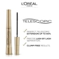 thumbnail image 3 of Máscara L'Oreal Paris telescópica de alta precisión, 8 ml x2, color negro, 3 of 5